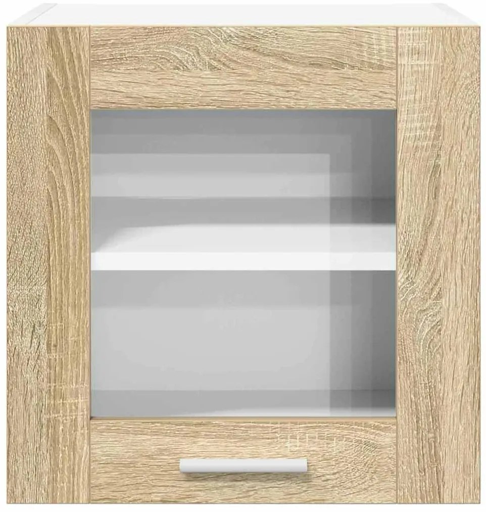 vidaXL Κρεμαστό ντουλάπι Riga 2 pcs Δρύς Sonoma 40 x 31 x 40 εκ.