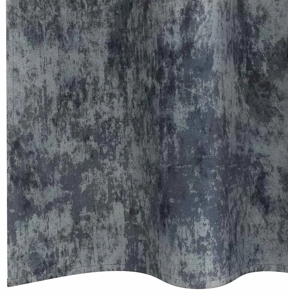 vidaXL Κουρτίνα με κουρτίνες 2 pcs Ασημί γκρι 140 x 140 cm Βελούδο