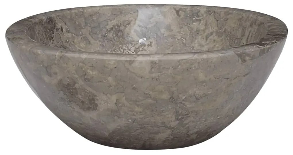 vidaXL Νιπτήρας Γκρι 53 x 40 x 15 εκ. Μαρμάρινος
