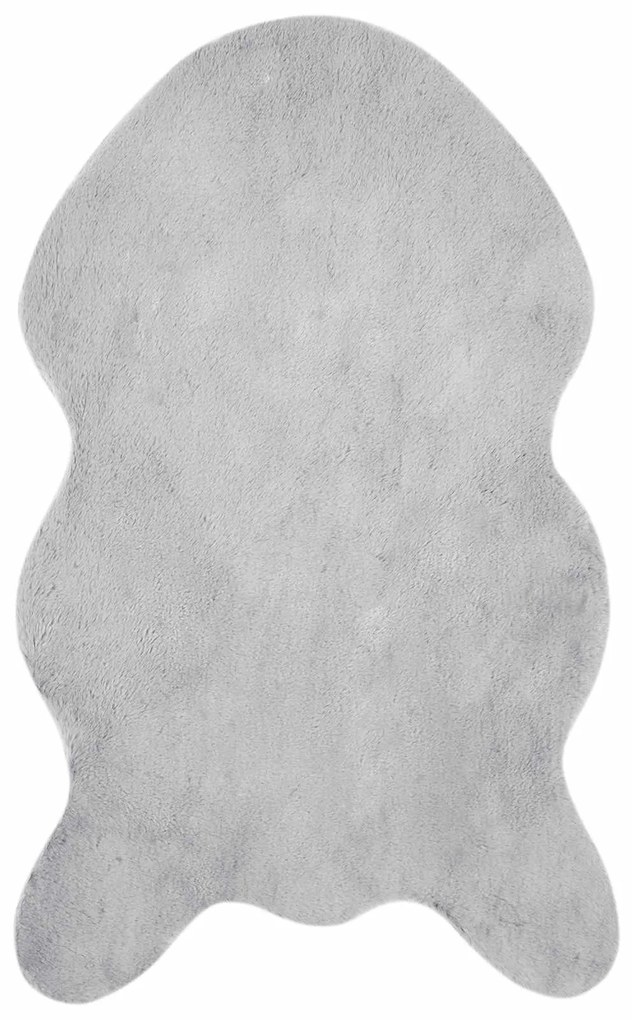 vidaXL Χαλιά Ψεύτικου Κουνελιού Olite Γκρι 50 x 80 cm Πολυεστέρας