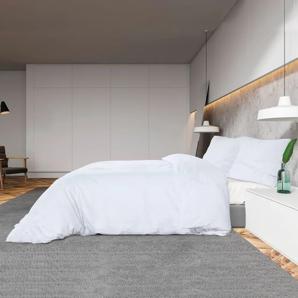vidaXL Σετ Παπλωματοθήκη Λευκό 225x220 cm Βαμβακερό