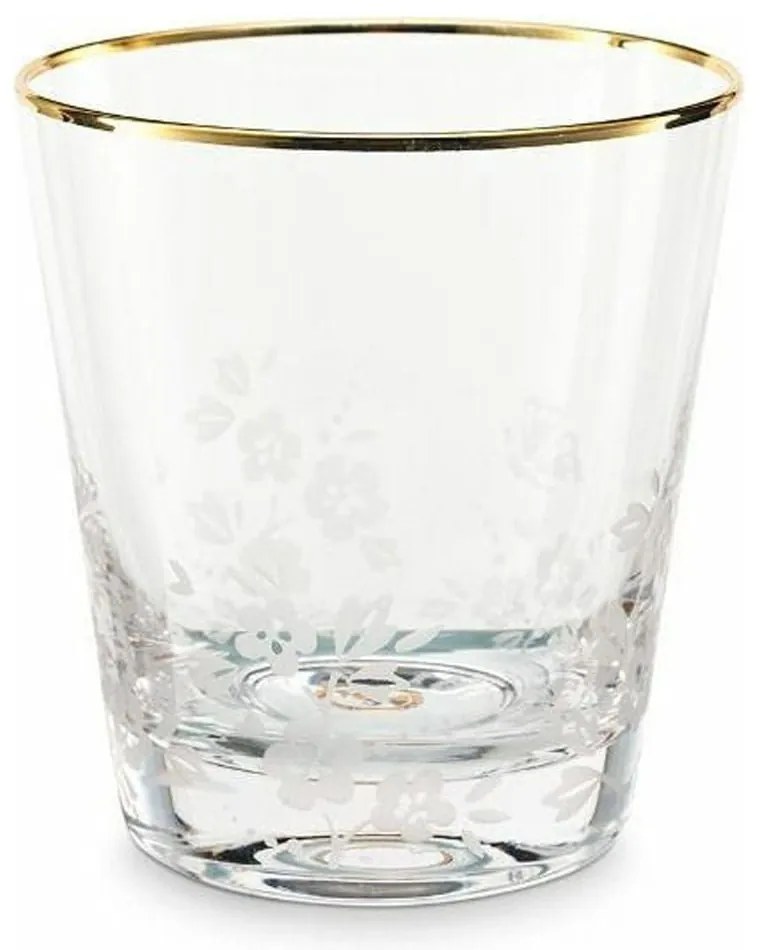 Ποτήρι Νερού 51131022 Blushing Birds 260ml Clear-Gold Pip Studio Γυαλί