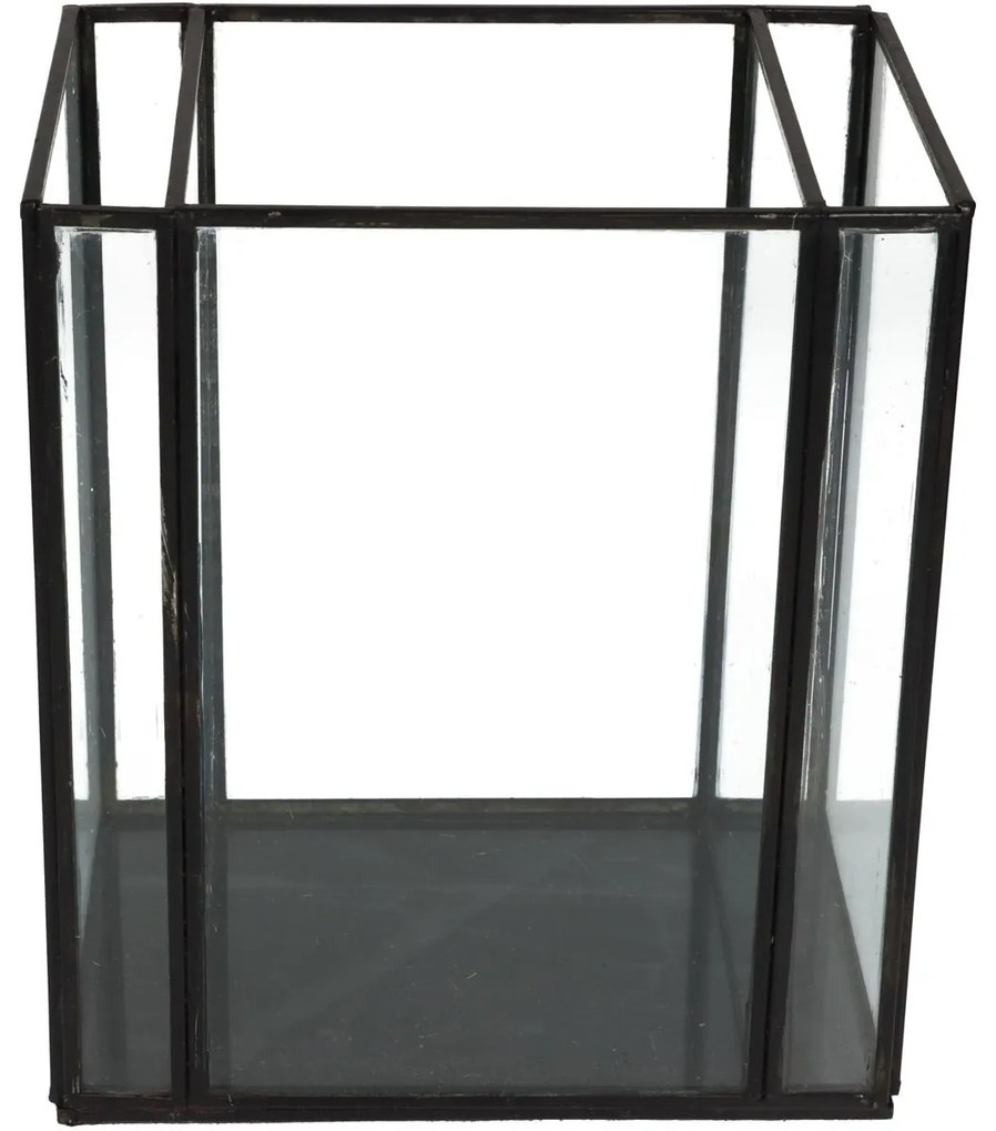 Κηροπήγιο ArteLibre Μαύρο Μέταλλο 18x13x21cm-05150021