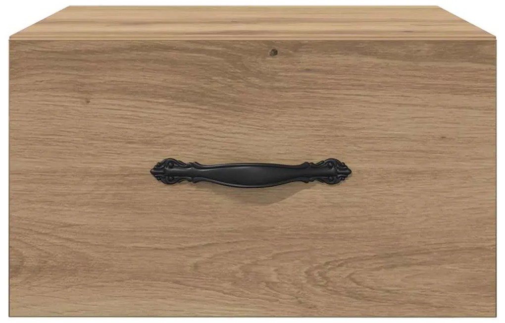 vidaXL Κομοδίνο artisan δρυς 35 x 35 x 20 εκ Επεξεργασμένο ξύλο