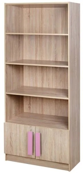 ΒΙΒΛΙΟΘΗΚΗ PLAYROOM SONAMA-ΡΟΖ HM10146.03 80X35X180εκ. (1 Τεμμάχια)