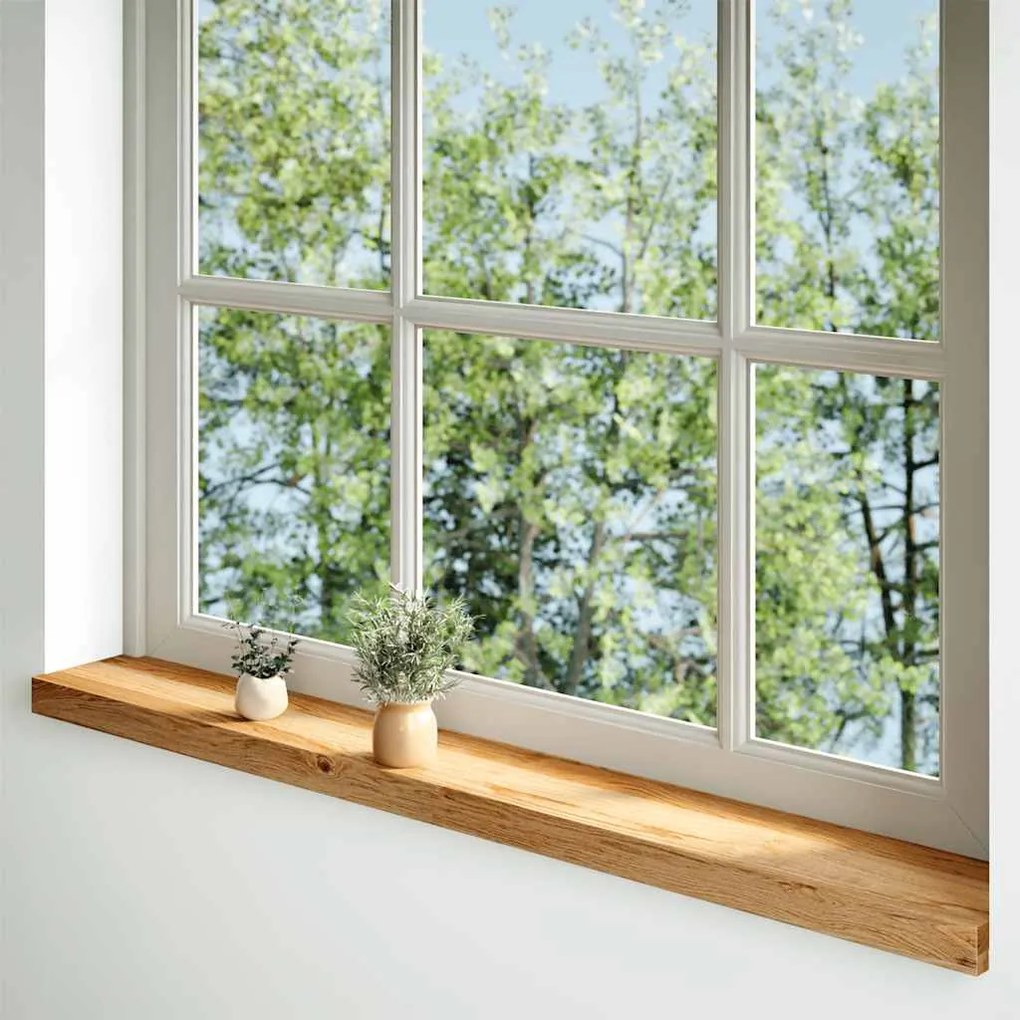 vidaXL Περβάζια παραθύρων 2 τεμ. Αν. Καφέ 140x15x2εκ. Μασίφ Ξύλο Δρυός