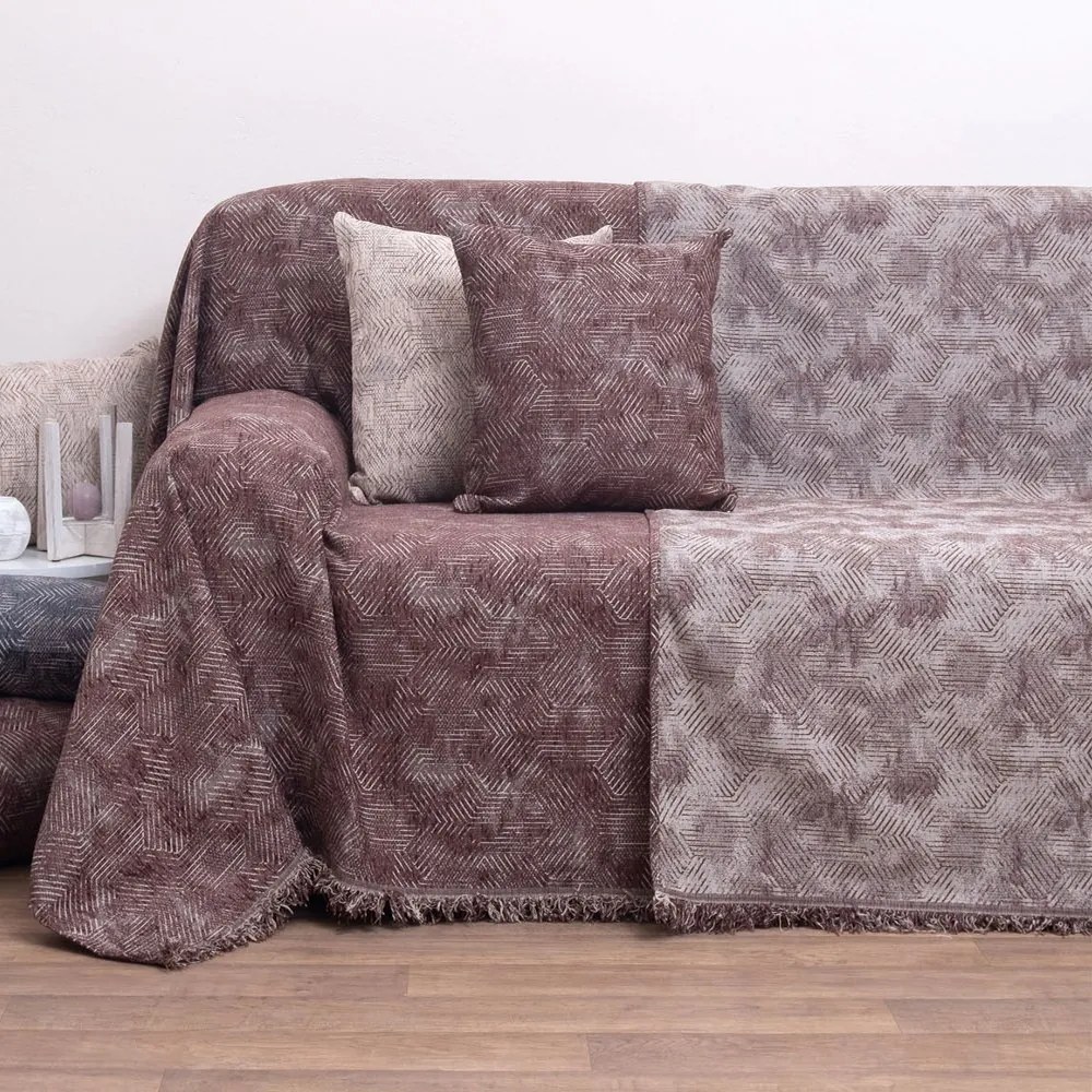 Ριχτάρι 2209 Brown Viopros Πολυθρόνα 180x180cm Chenille