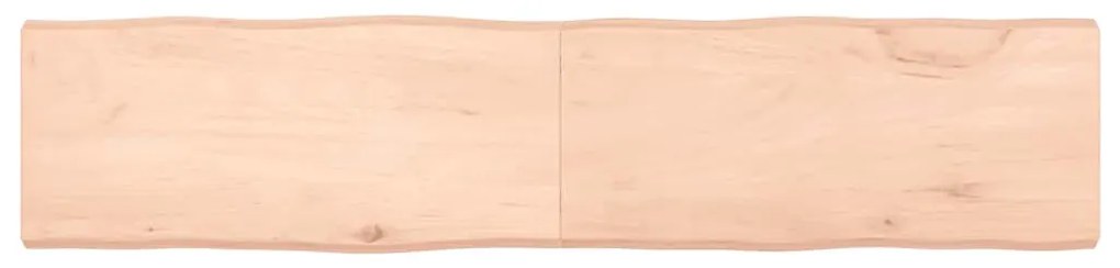 vidaXL Επιφάνεια Τραπεζιού 180x40x(2-6) εκ. Ακατέργαστο Μασίφ Ξύλο