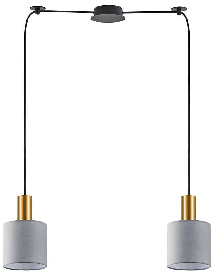Φωτιστικό Οροφής Adept Tube 77-8606 70x15x300cm 2xE27 60W Multi-Grey Homelighting