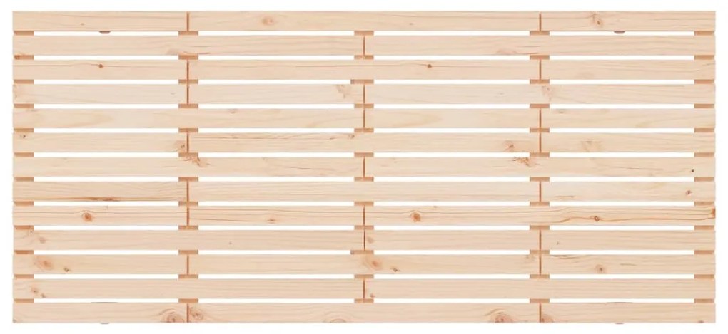 vidaXL Κεφαλάρι Επιτοίχιο 156 x 3 x 91,5 εκ. από Μασίφ Ξύλο Πεύκου
