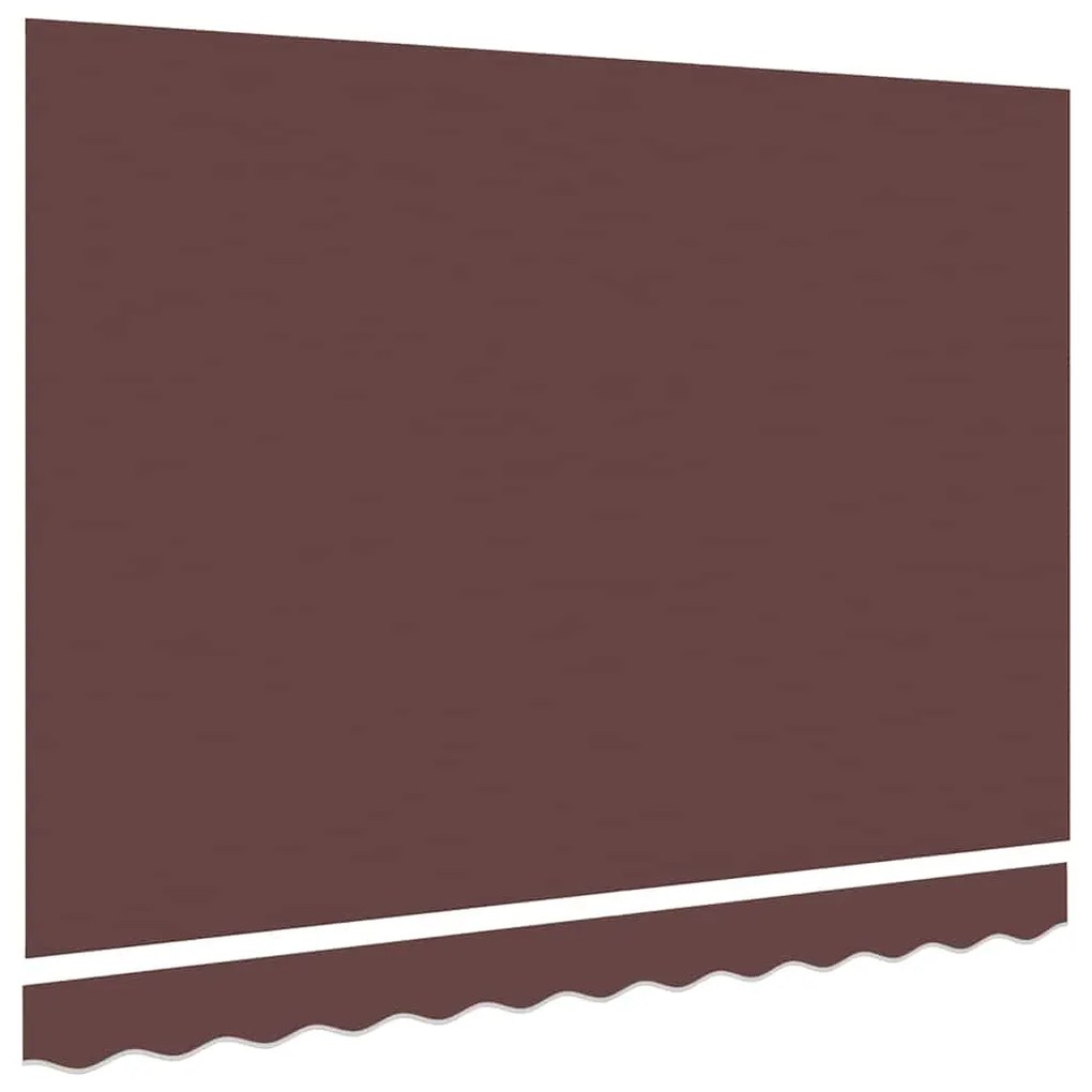 vidaXL Ύφασμα αντικατάστασης τέντας Καφέ 250 x 200 cm Καραβόπανο