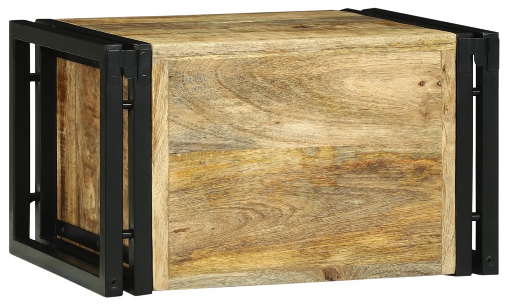 vidaXL Κρεμάστρα Κρασιού 46x35x27.5 εκ Μασίφ Ξύλο Τραχύ Μάνγκο