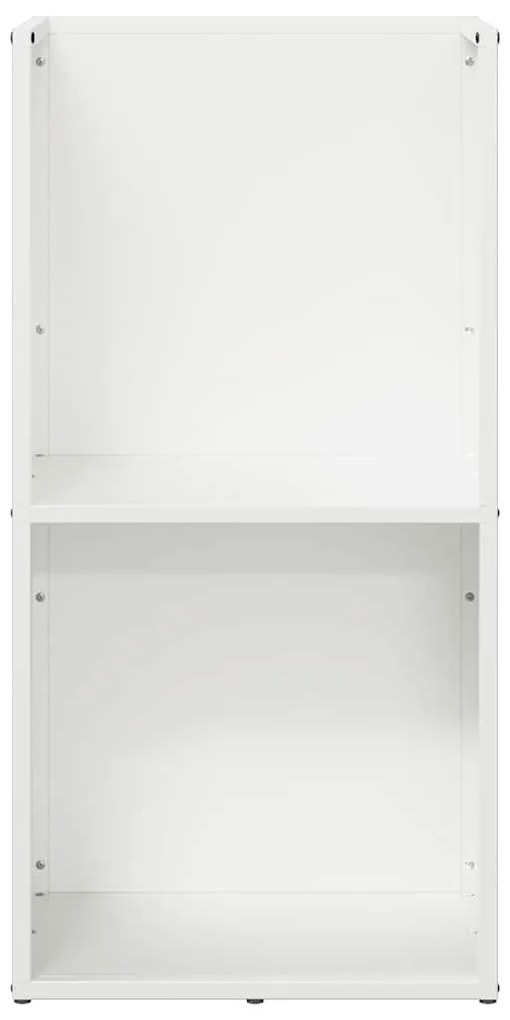 vidaXL Ράφι Καυσόξυλων Λευκό 40x30x80 εκ. Χάλυβας ψυχρής έλασης