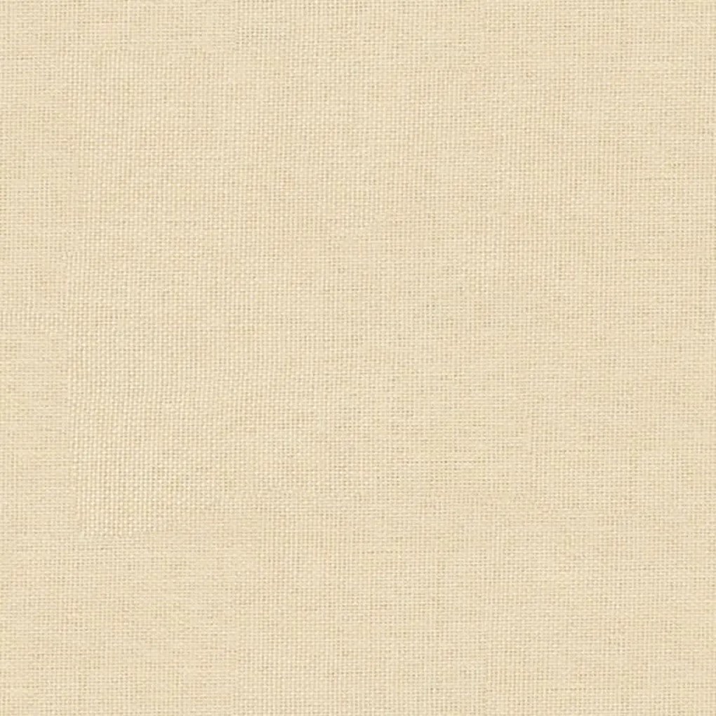 vidaXL Κουνιστή Πολυθρόνα Κρεμ Υφασμάτινη