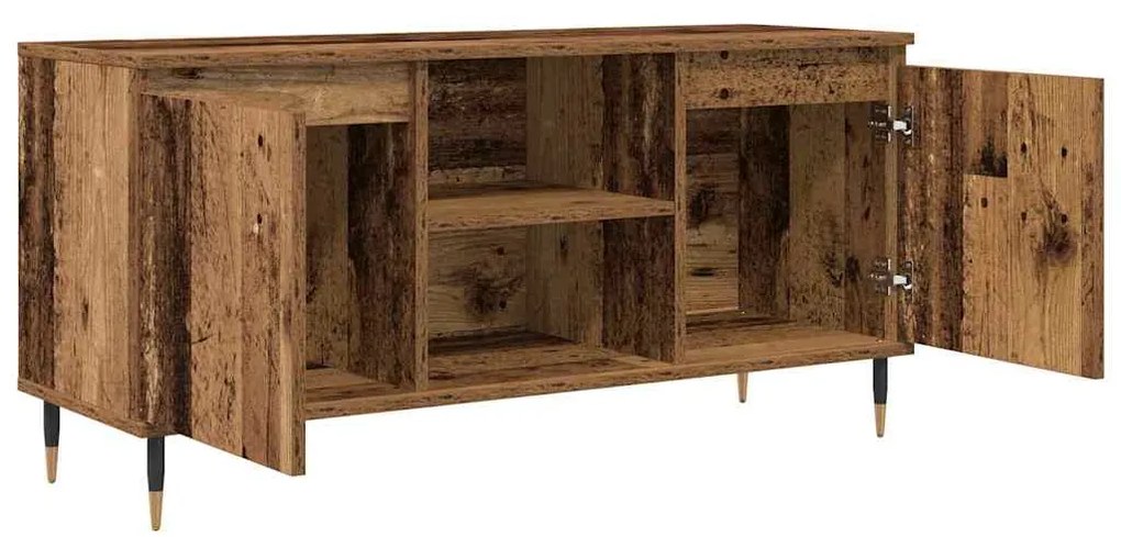 vidaXL Ντουλάπι TV Παλιό Ξύλο 104 x 35 x 50 εκ. Επεξεργασμένο ξύλο