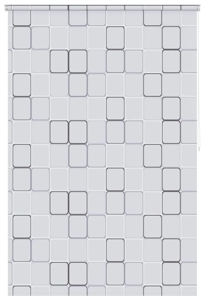 vidaXL Κουρτίνα Μπάνιου Ρολό Τετράγωνο Σχέδιο 160 x 240 εκ.