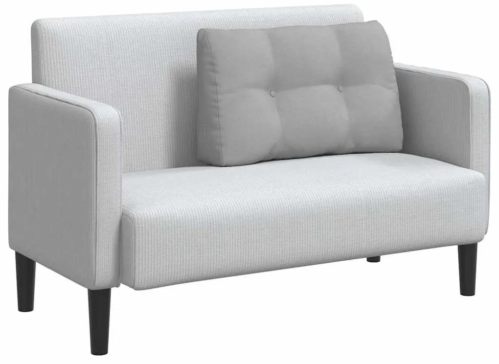 vidaXL Μαξιλάρι Πλάτης Σκίουρος Γκρί 80 x 24 x 50 εκ ύφασμα