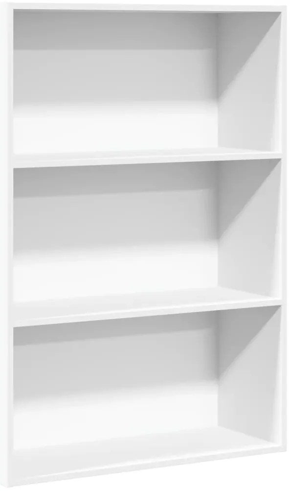 vidaXL Βιβλιοθήκη Λευκή 80x30x114 εκ. από Επεξεργασμένο Ξύλο