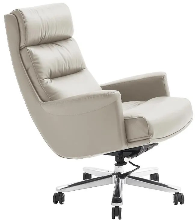 Καρέκλα γραφείου διευθυντή Nagal PU σε μπεζ απόχρωση 71x73x117-123εκ 71x73x123 εκ.