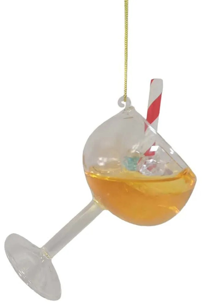 Χριστουγεννιάτικο Στολίδι Ποτήρι 26186 6,1x6,1x11cm Multi