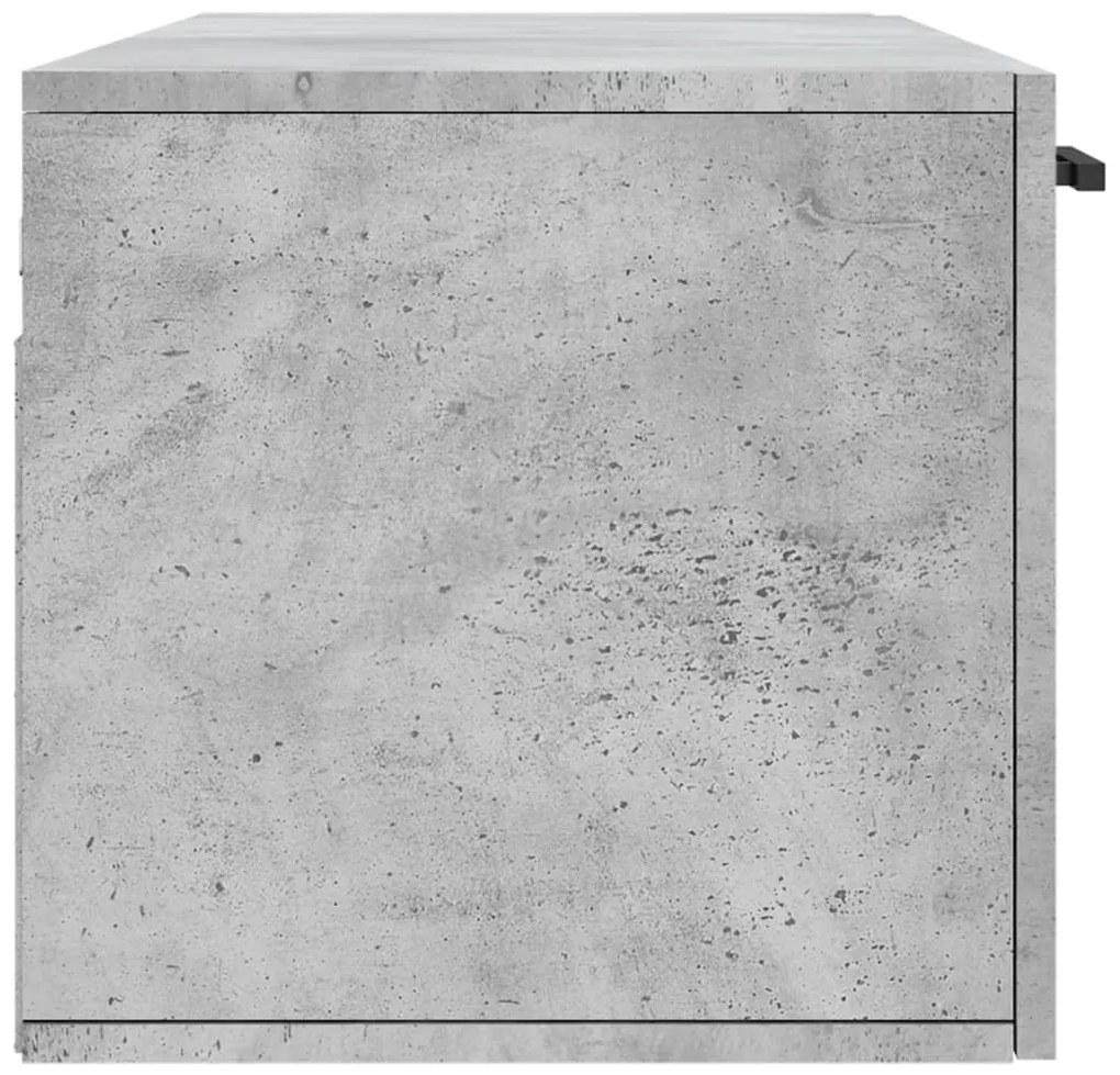 vidaXL Ντουλάπι Τοίχου Γκρι Σκυρ. 100x36,5x35 εκ. Επεξεργασμένο Ξύλο