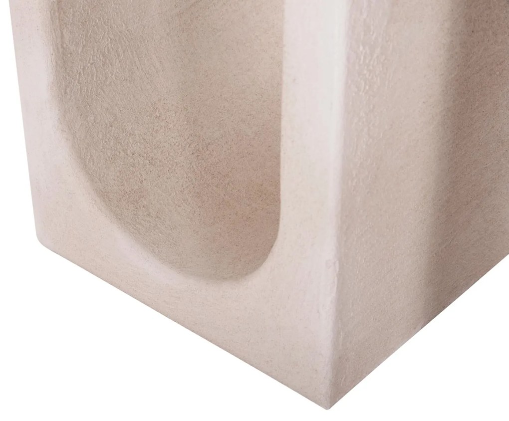 Τραπεζάκι σαλονιού σειρά SANTORINI C18070 MDF σε Υπόλευκο χρώμα 48x38x48,5Υεκ. 48x38x48.5 εκ.