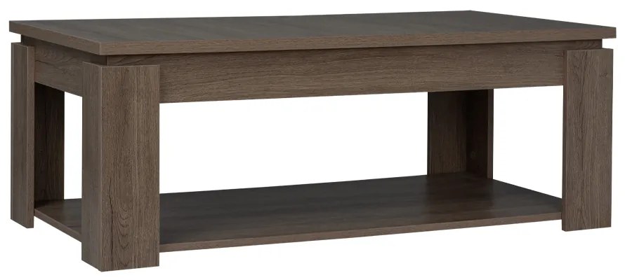 NEO COFFEE TABLE OAK ΣΚΟΥΡΟ 120x60xH45cm