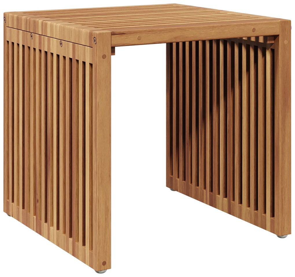 vidaXL Τραπεζάκι Κήπου 45 x 42.5 x 45 εκ. Μασίφ Ξύλο Teak