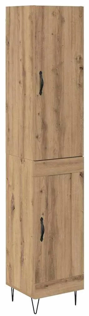 vidaXL Highboard Artisan Oak 34,5 x 34 x 90 εκ. Επεξεργασμένο ξύλο
