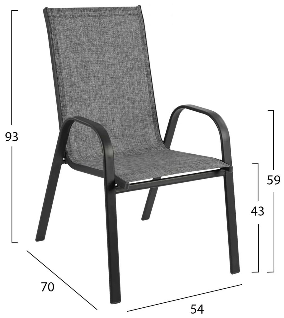 ΣΕΤ ΤΡΑΠΕΖΑΡΙΑ 7ΤΜΧ ΤΡΑΠΕΖΙ BRUNO 150X90 ΜΕ ΠΟΛΥΘΡΟΝΕΣ TEXTILINE ΓΚΡΙ HM11471