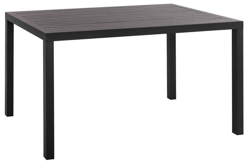 Τραπεζάκι SAHIRA Αλουμινίου Ανθρακί 140x80x75,5Υ εκ. 140x80x75.5 εκ.