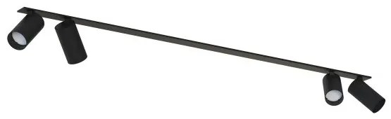 Σποτ Φωτιστικό Ράγας 4xGU10 10W IP20 Mono Surface Nowodvorski 7836 Μαύρο