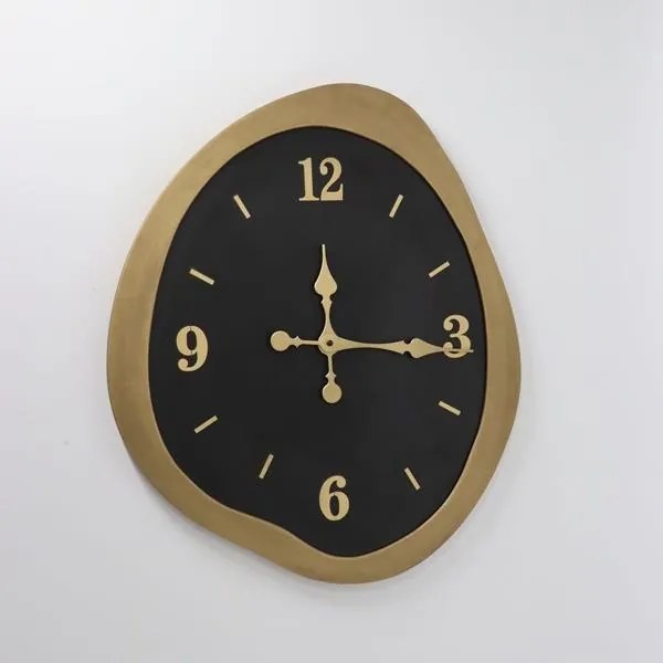 ΡΟΛΟΪ ΤΟΙΧΟΥ ΜΕΤΑΛΛΙΚΟ ΜΑΥΡΟ - ΧΡΥΣΟ 50x60x2.5cm|753-10063