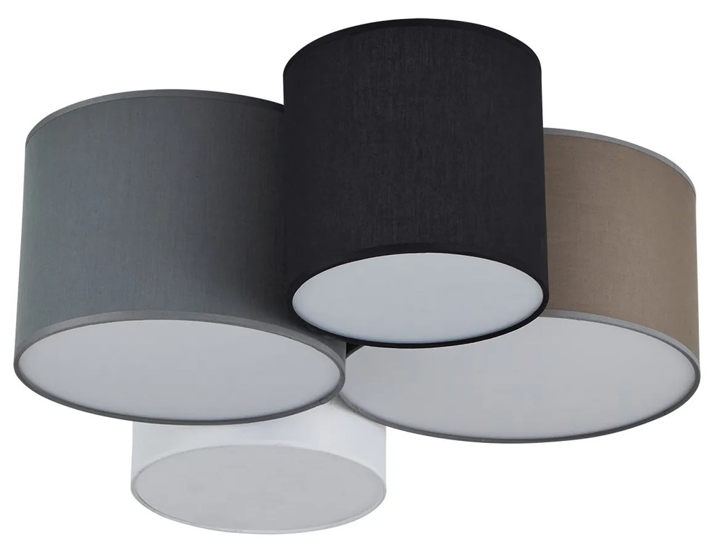 Φωτιστικό Οροφής  SE21-WGBB-90 COZY WHITE,GREY,BROWN &amp; BLACK SHADES Γ1 - 77-8233 - 51W - 100W - 77-8233