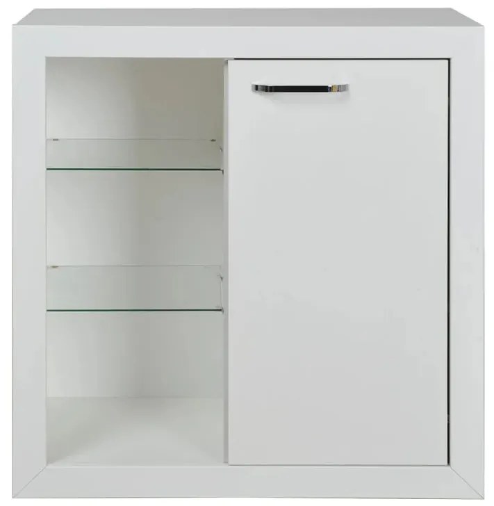 MATIS Κομότα μπουφές Wood 85 Άσπρη Matis550209
