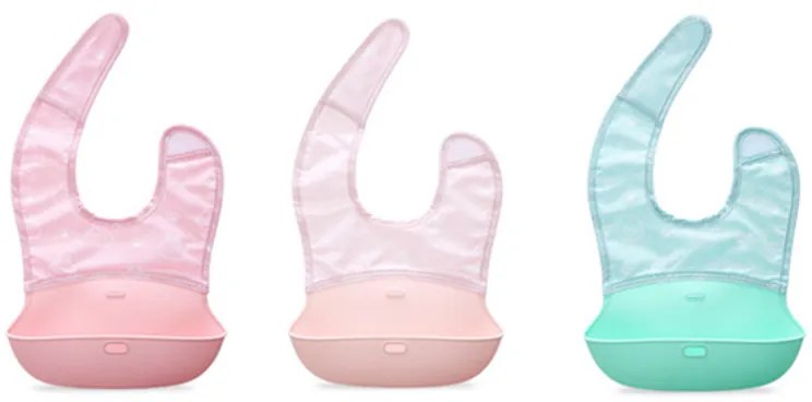 Σαλιάρες Εύκαμπτο Easy Ανοιχτό ροζ