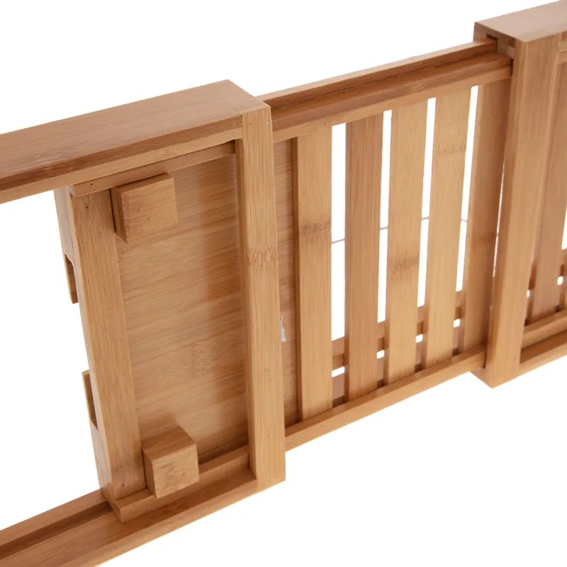 Πλατό μπανιέρας Platon pakoworld φυσικό bamboo 70x15x4,5εκ - 199-000551