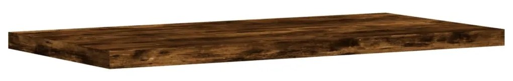 vidaXL Ράφια Τοίχου 4 τεμ. Καπνιστή Δρυς 40x20x1,5 εκ. Επεξεργ. Ξύλο