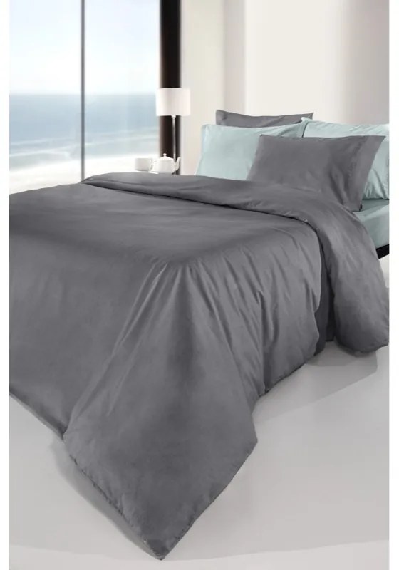 Σεντόνι Μονό &quot;Easy Iron&quot; Color Plus Anthracite 170x270 - Guy Laroche