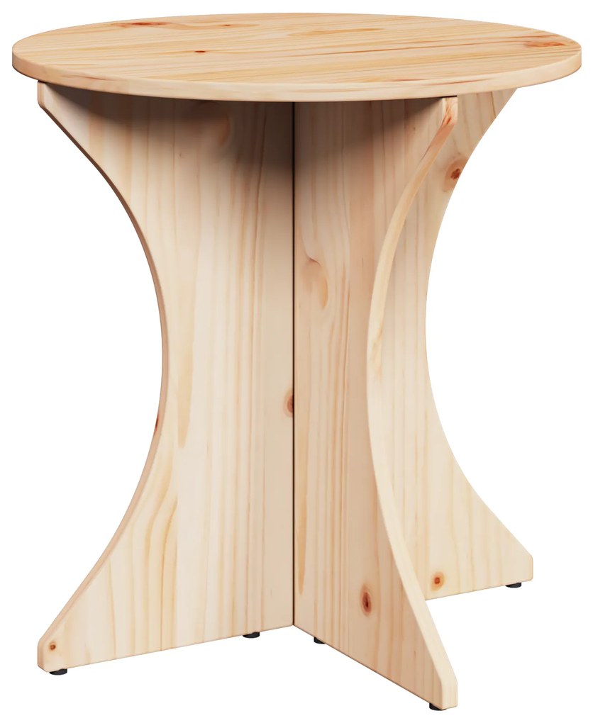 vidaXL Τραπεζάκι σαλονιού 3 pcs Φυσικό 46 x 46 x 47 εκ.