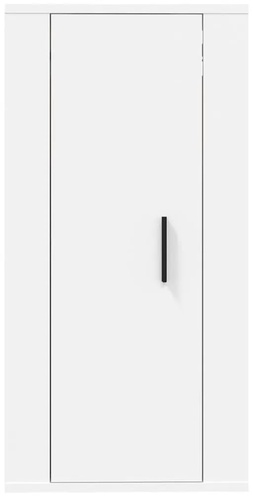 vidaXL Έπιπλο Τηλεόρασης Επιτοίχιο Λευκό 40x34,5x80 εκ.