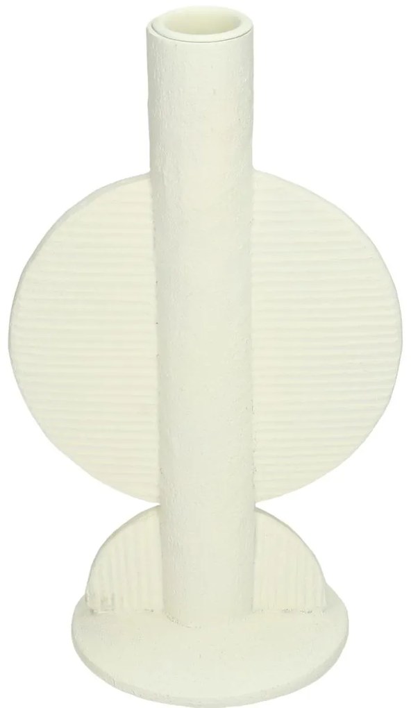 Κηροπήγιο ArteLibre Ιβουάρ Polyresin 12.3x9.7x22.2cm