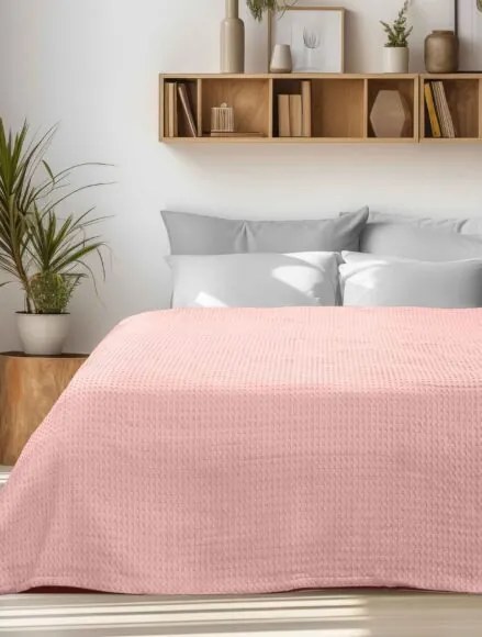 Κουβέρτα Πικέ PIKONA PINK κουβέρτα-πικέ-220-x-240-εκ