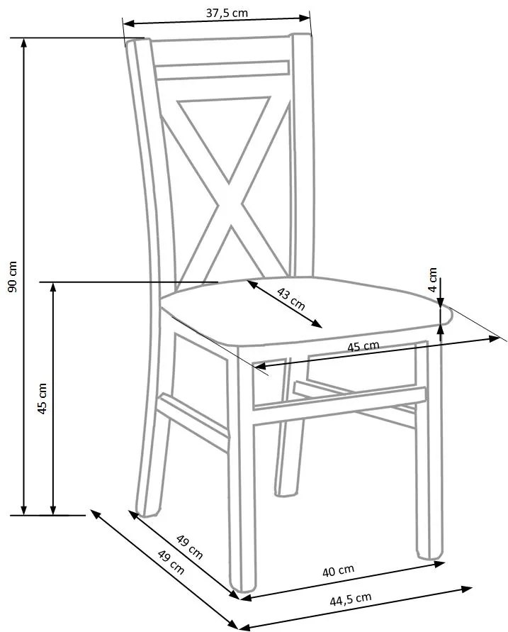 DARIUSZ 2 chair color: white DIOMMI V-PL-N-DARIUSZ_2-BIAŁY