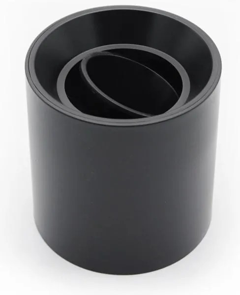 Adeleq Σποτ PC Οροφής Στρογγυλό 1xGU10 Φ96x100mm Μαύρο 3-00901