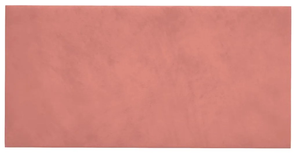 vidaXL Πάνελ Τοίχου 12 τεμ. Ροζ 60x30 εκ. 2,16 μ² Βελούδο