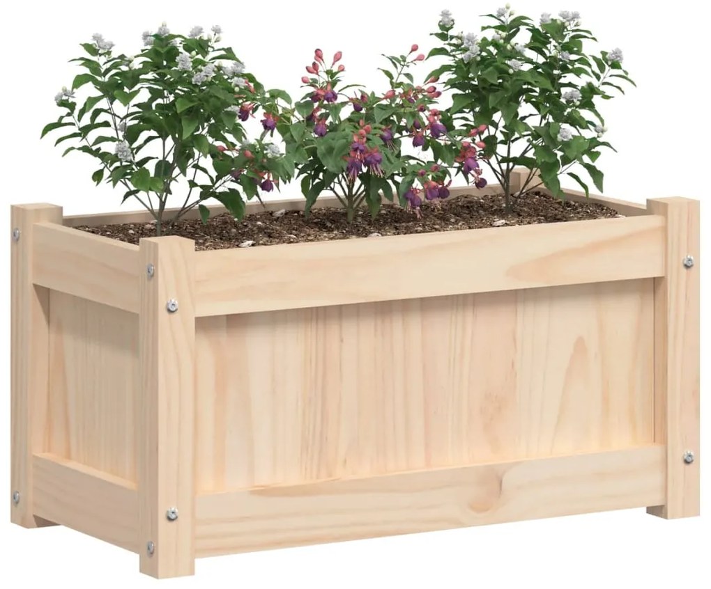 vidaXL Ζαρντινιέρες 2 τεμ. από Μασίφ Ξύλο Πεύκου