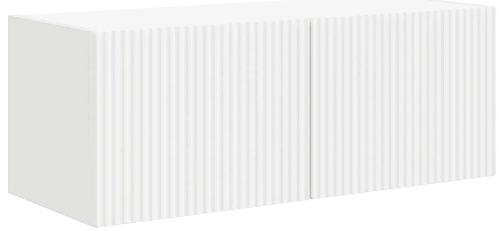 vidaXL Σετ επίπλου τηλεόρασης Επιτοίχιο 3 pcs Λευκό Επεξεργασμένο ξύλο