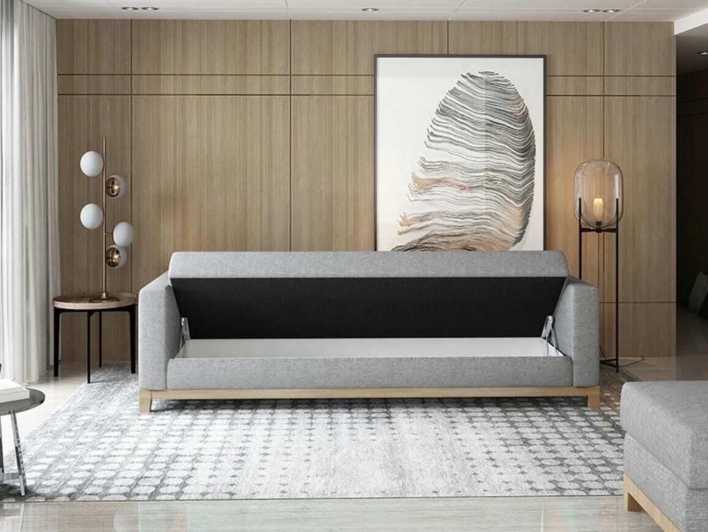 Καναπές κρεβάτι Elyria 103, Αποθηκευτικός χώρος, Οξιά, Καφέ, 72x216x104cm, 66 kg, Πόδια: Ξύλο | Epipla1.gr