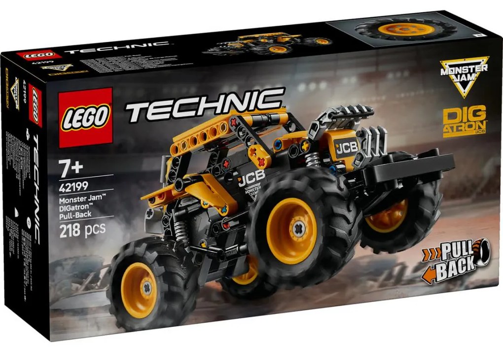 Lego 42199 Technic Monster Jam DIGatron Pull-Back για 7+ Ετών 218τμχ